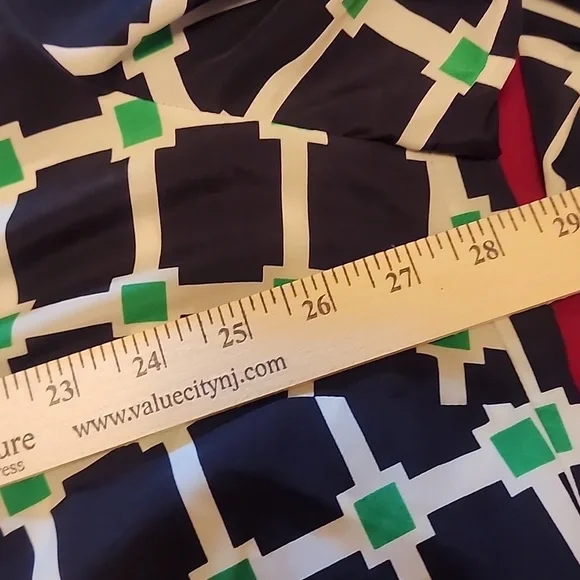 NWOT MICHAEL KORS FULL ZIP BLOUSE Unique Print - Picture 10 of 12